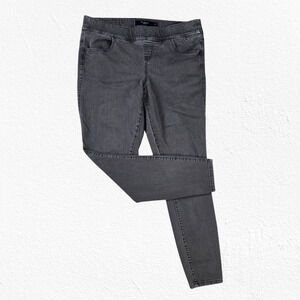 Torrid Dark Brown Elastic Waist Pull On High Rise Jegging Skinny Jeans Size 14